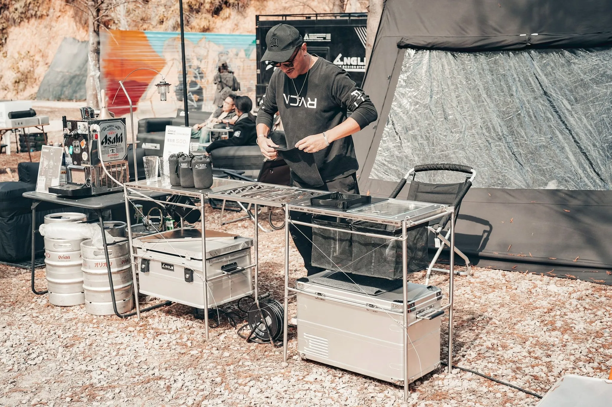 ANGLE × TT ｜ 快銀系列 QuickSilver ｜ 模組化平台｜擴展置物架組(IKEA毛巾架)+可調式桌框 套組