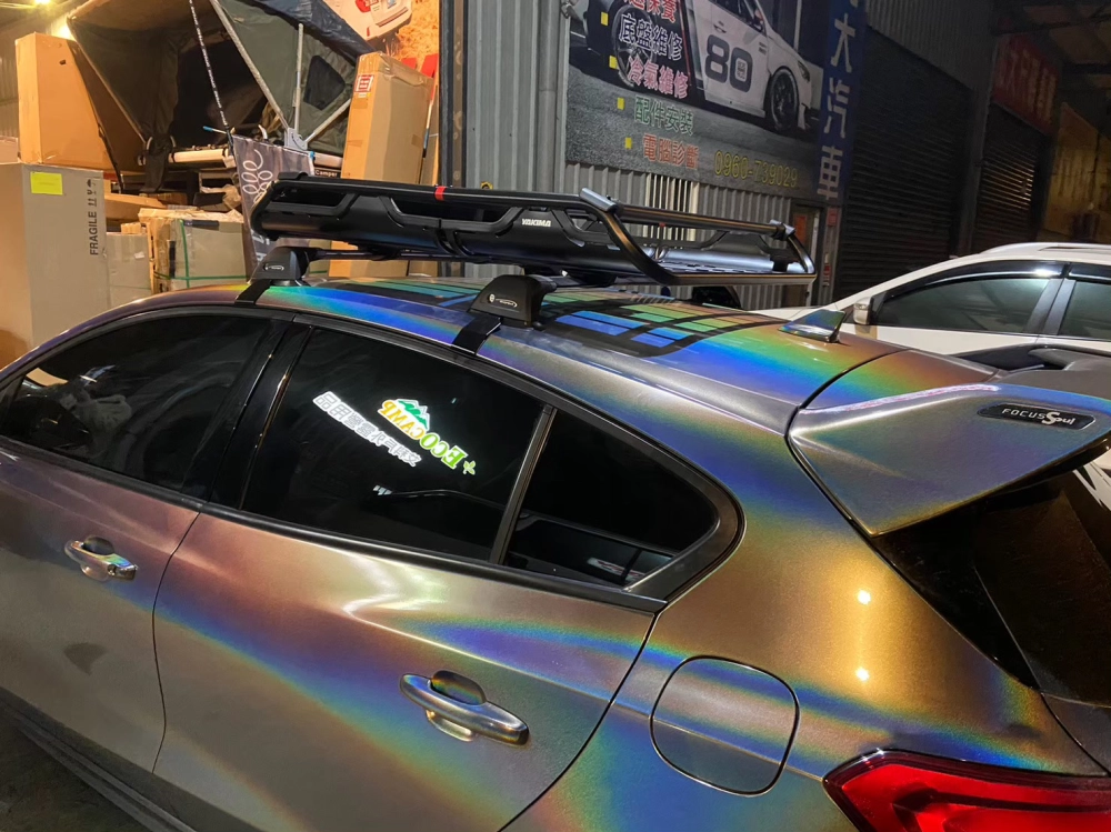 FORD FOCUS MK4 安裝 YAKIMA 包覆式橫桿+YAKIMA OffGrid 車頂籃