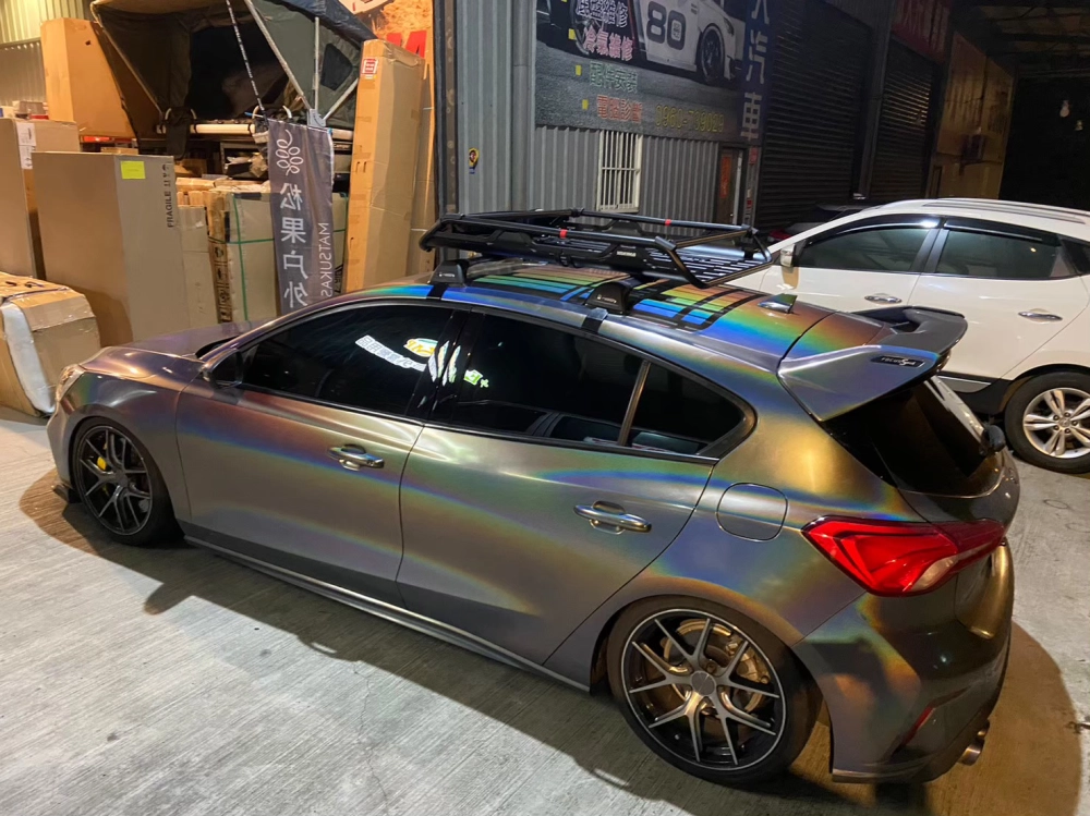 FORD FOCUS MK4 安裝 YAKIMA 包覆式橫桿+YAKIMA OffGrid 車頂籃