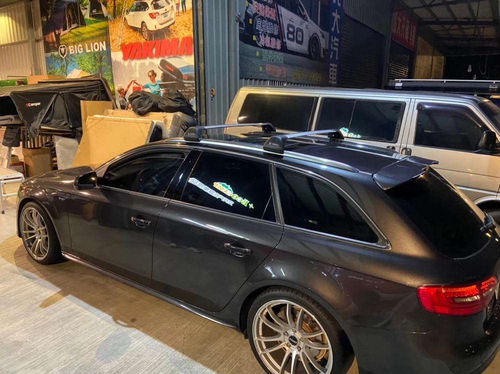 AUDI A4 安裝 YAKIMA 包覆式橫桿