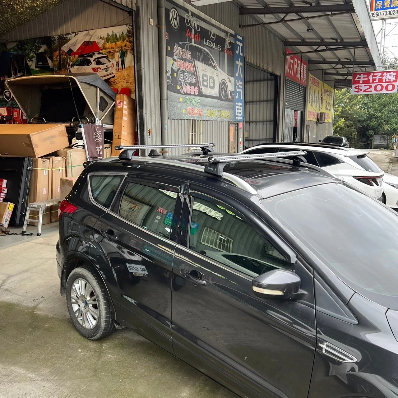 Ford kuga 安裝 YAKIMA 載重型橫桿
