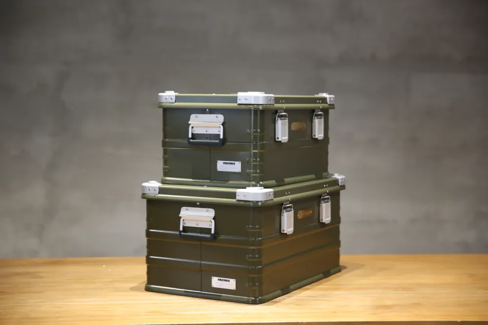 鋁鎂合金收納箱_軍綠