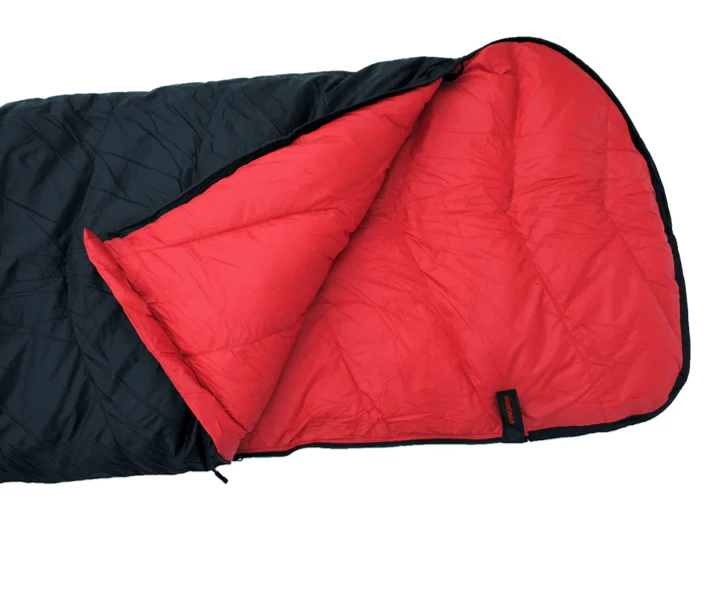 羽絨睡袋_Elite信封型（黑紅）