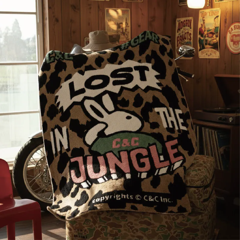 C&C Airlab RETRO BLANKET 復古趣味絨毯