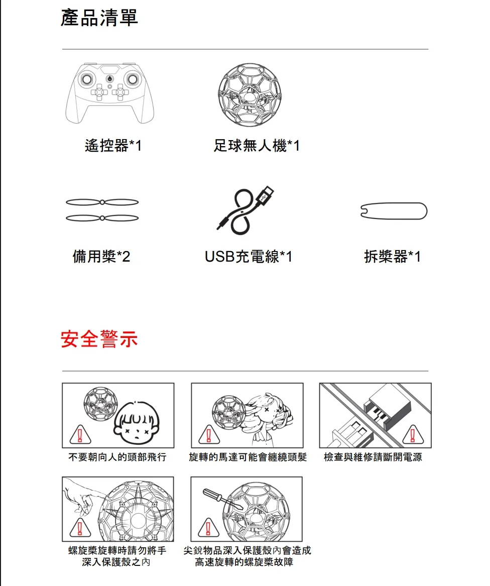 【 E Fly 】KESTREL 足球無人機 迷你特技無人機 室內外翻滾飛行足球 MIT台灣