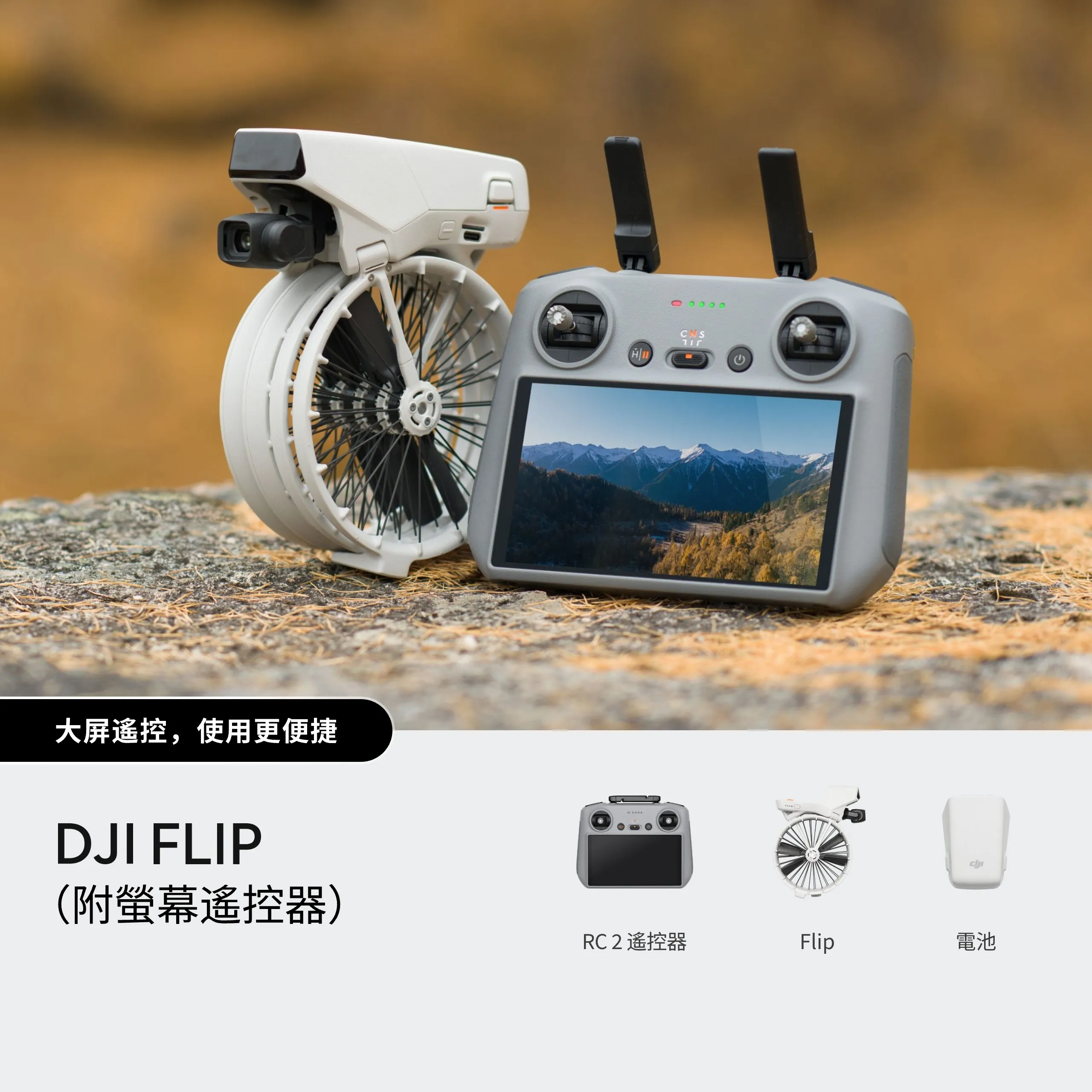 DJI Flip（附螢幕遙控器）
