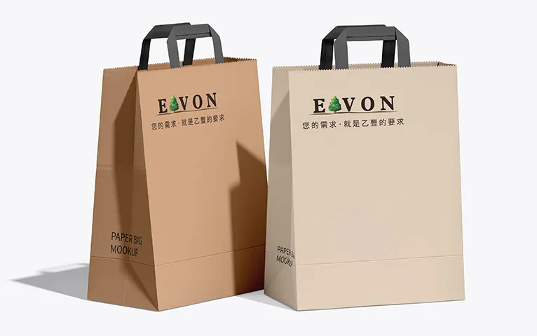 品牌紙袋展示