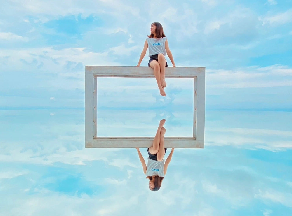 花蓮天空之鏡沙灘車