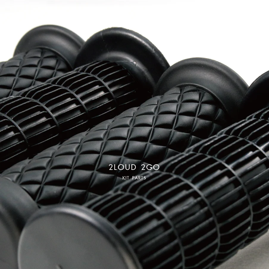 2LOUD Custom BLACK Vintage Handlebar Grips