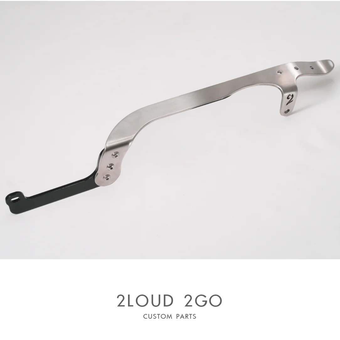 HONDA CC110 Dedicated Chain Cover - Polished Silver with Hairline Texture