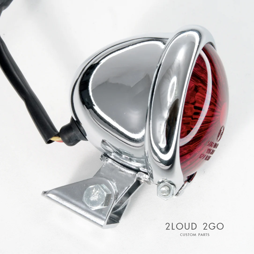 2LOUD Custom LED Bates Taillight (Silver)
