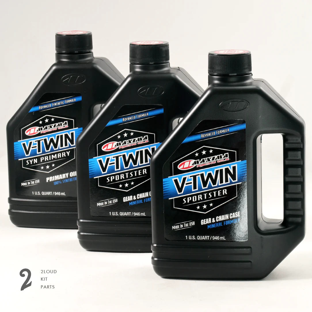 2Loud Custom Harley GEAR&CHAIN CASE Semi-Synthetic Transmission Oil