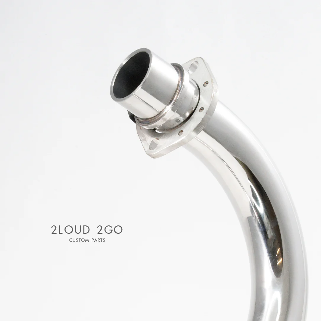 2LOUD Custom Polished Stainless Steel Exhaust Tip