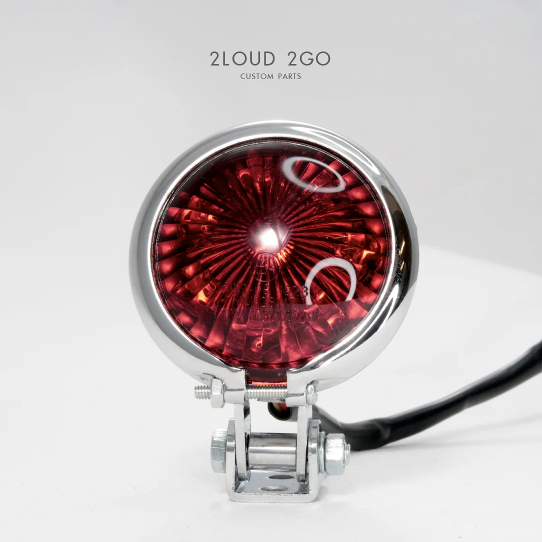 2LOUD Custom LED Bates Taillight (Silver)