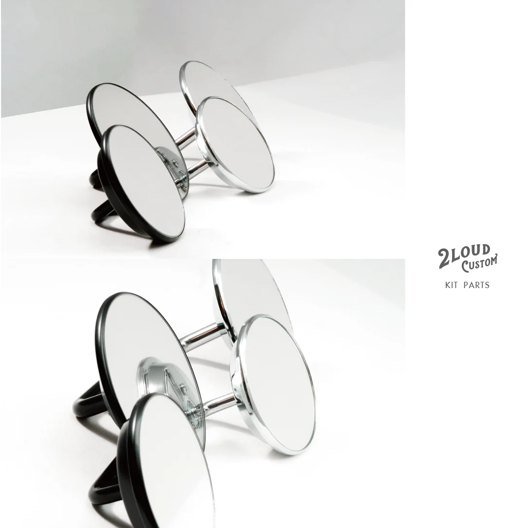 2LOUD Custom Four-Inch Clamp-On Rearview Mirror