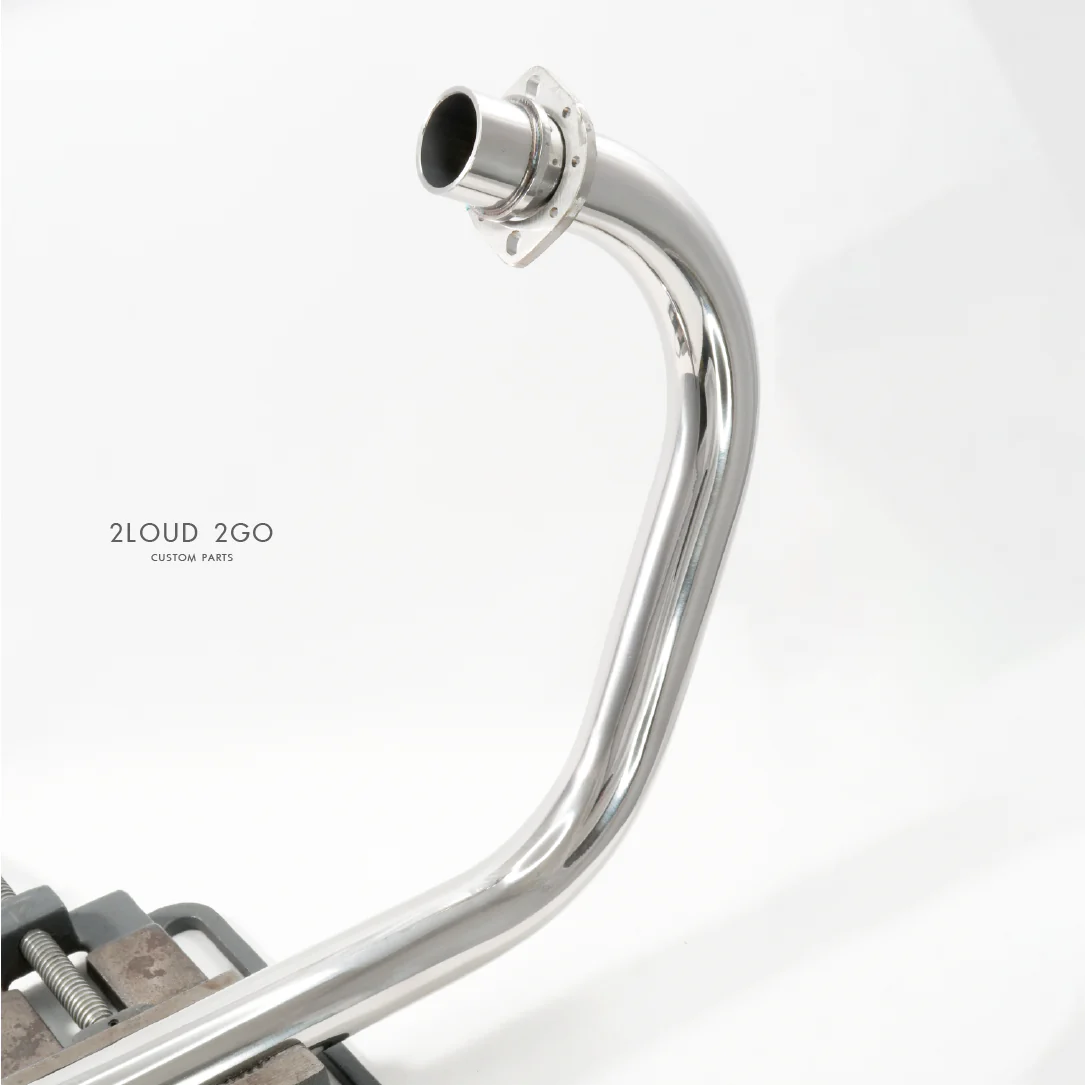 2LOUD Custom Polished Stainless Steel Exhaust Tip