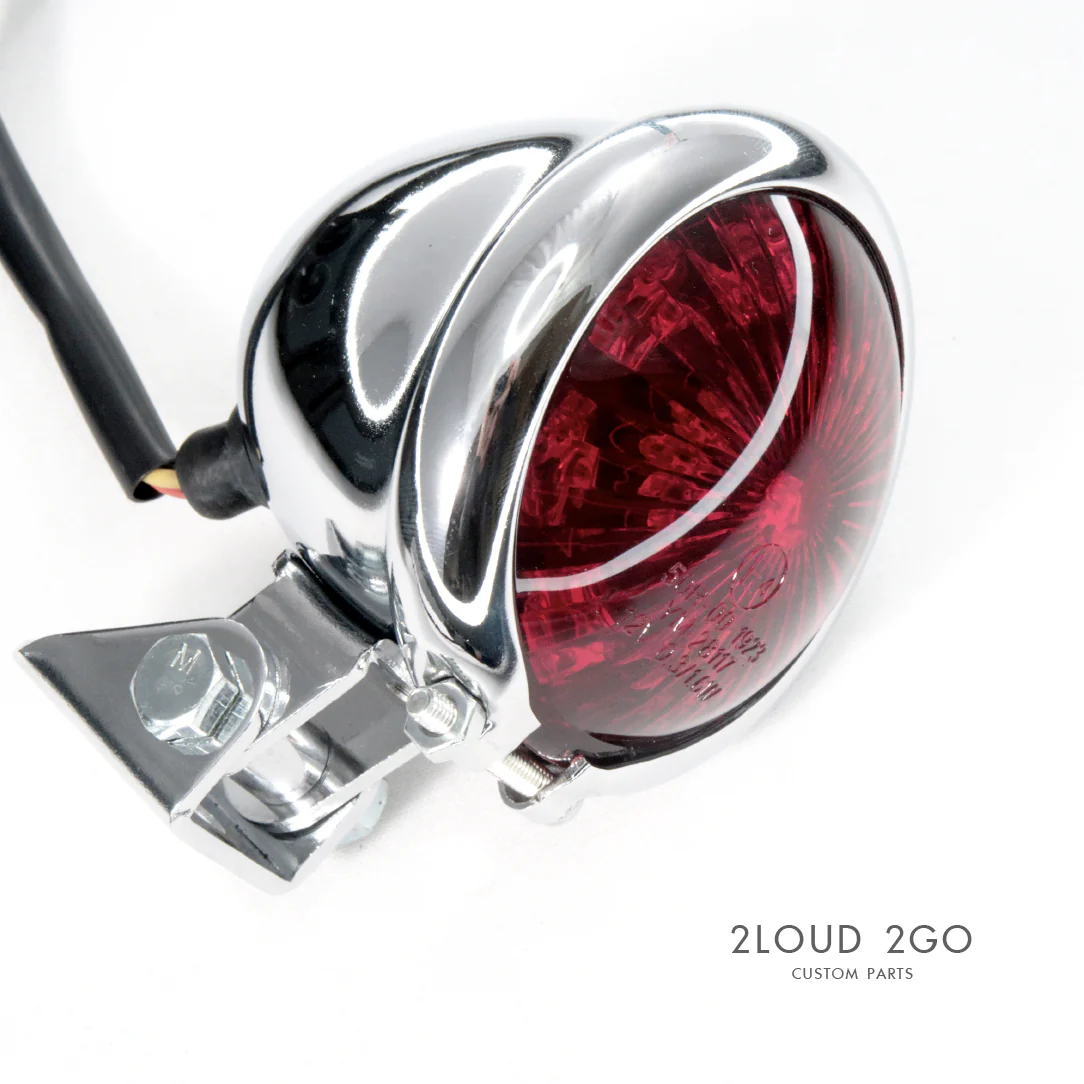 2LOUD Custom LED Bates Taillight (Silver)