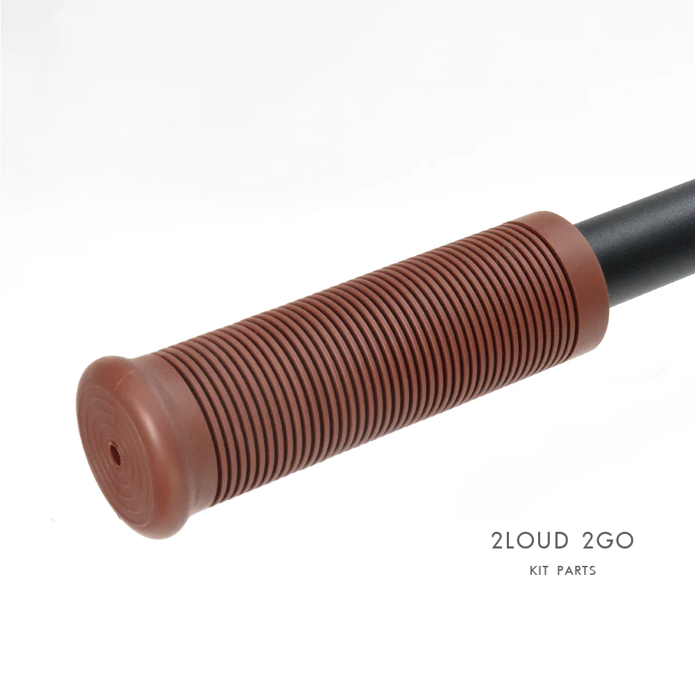 2LOUD Custom Brown Vintage Handlebar Grips