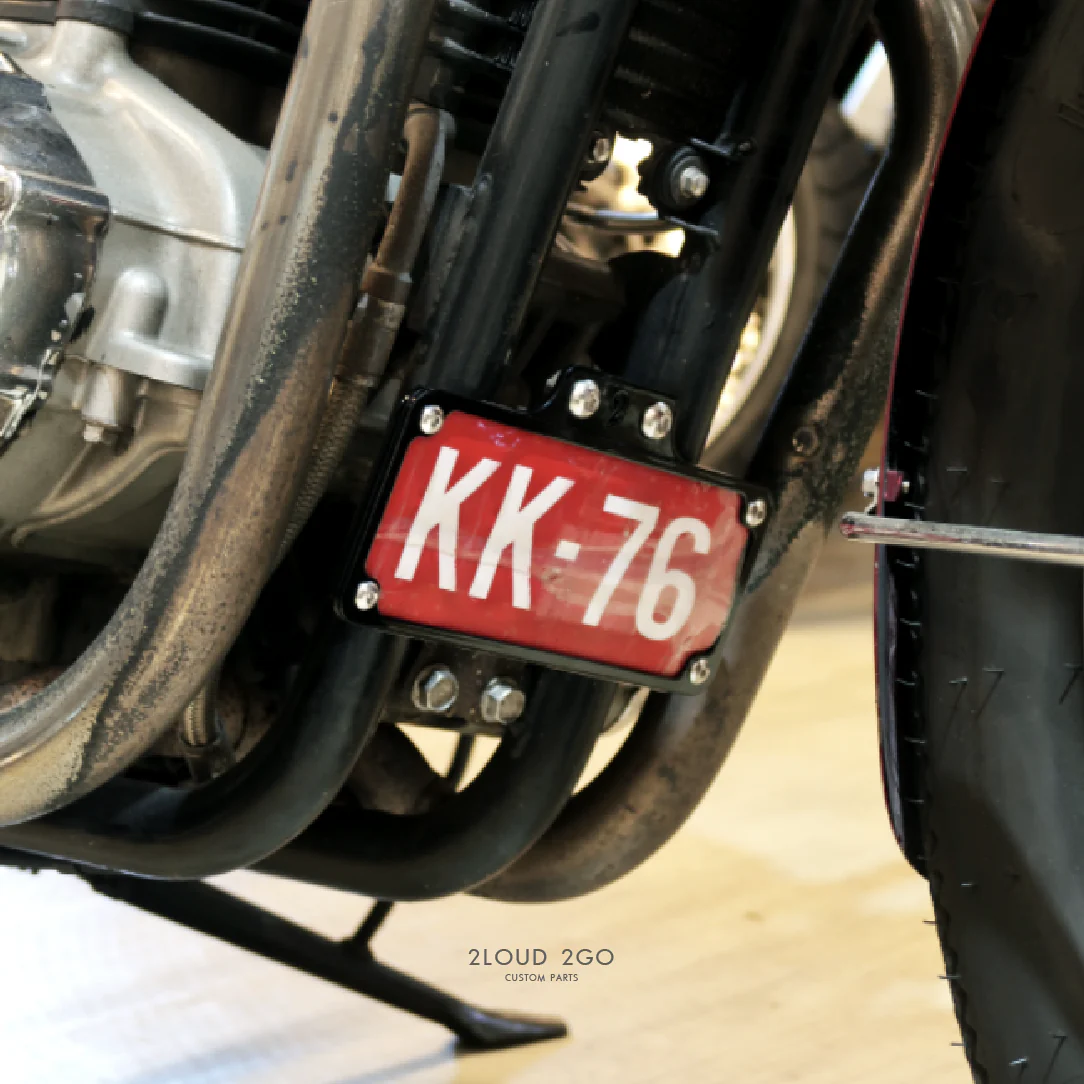 Air-Cooled Triumph Front Number Plate Bracket