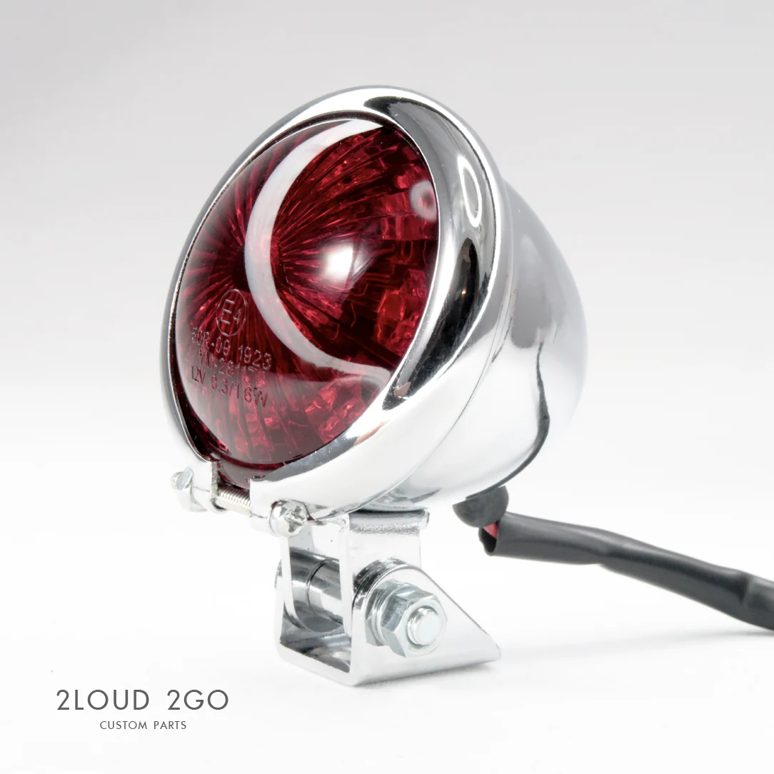 2LOUD Custom LED Bates Taillight (Silver)
