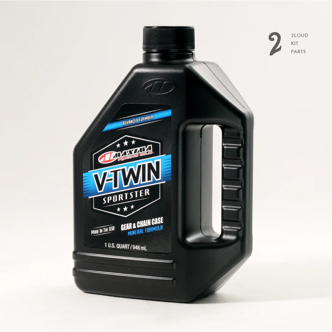 2Loud Custom Harley GEAR&CHAIN CASE Semi-Synthetic Transmission Oil
