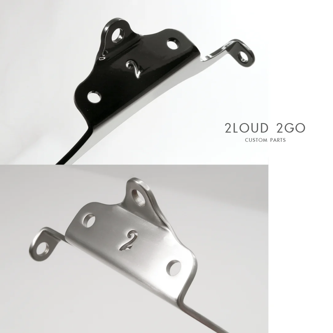 2LOUD Custom CB350 Headlight with Front Turn Signal Bracket