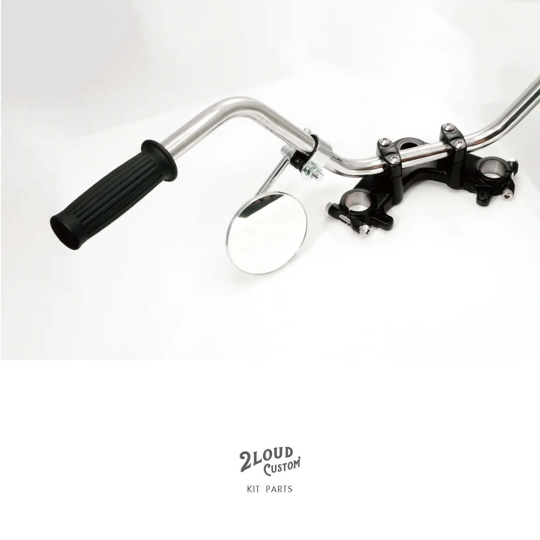 2LOUD Custom Four-Inch Clamp-On Rearview Mirror