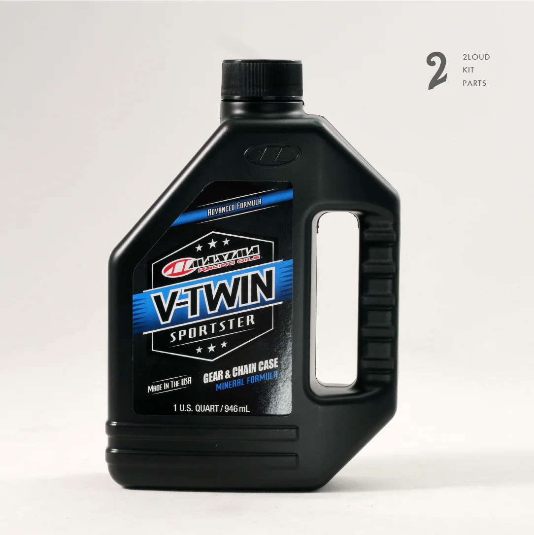 2Loud Custom Harley GEAR&CHAIN CASE Semi-Synthetic Transmission Oil