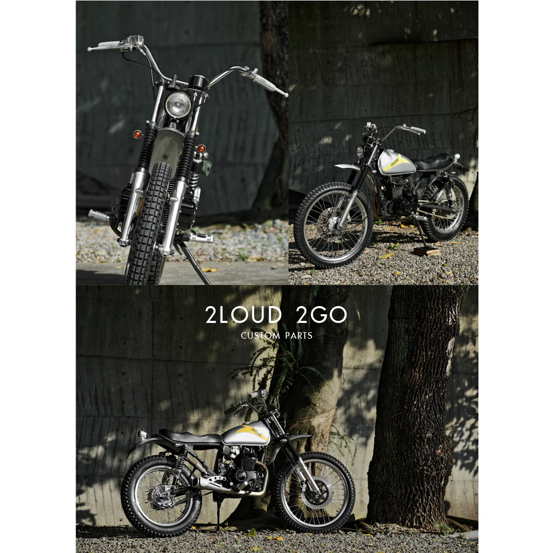 2LOUD Custom Polished White Iron High Handlebar