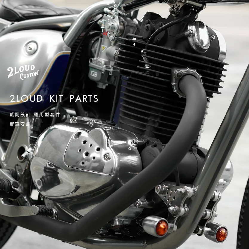 2LOUD Custom Bullet Turn Signal Lights, available in black and silver.