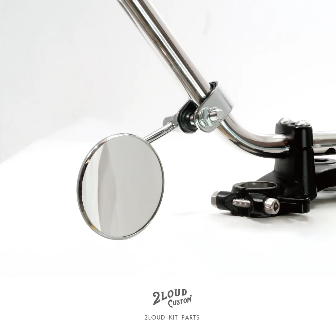 2LOUD Custom 3 Inch mirror with a round diameter of 76mm