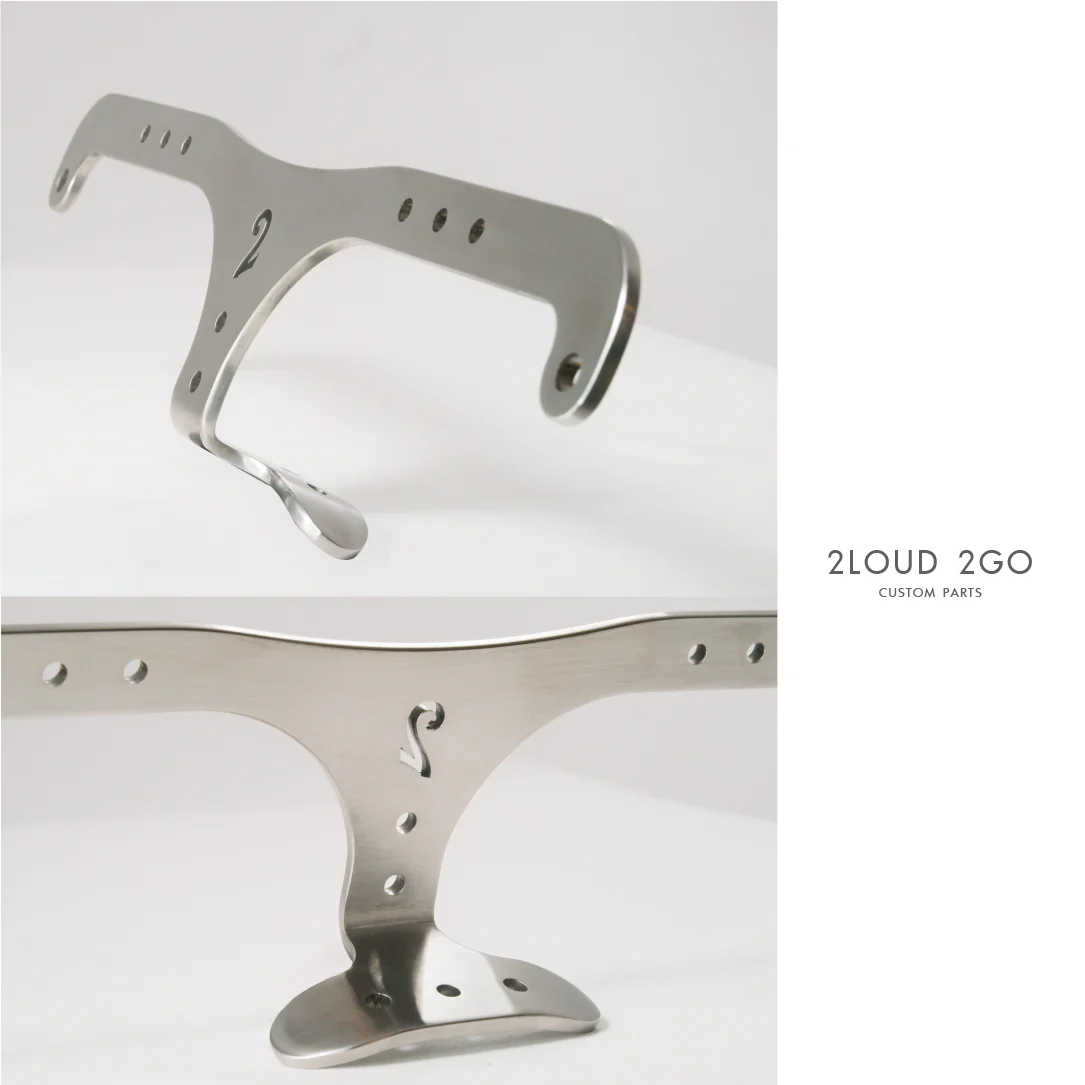 HONDA CC110 Dedicated Chain Cover - Polished Silver with Hairline Texture
