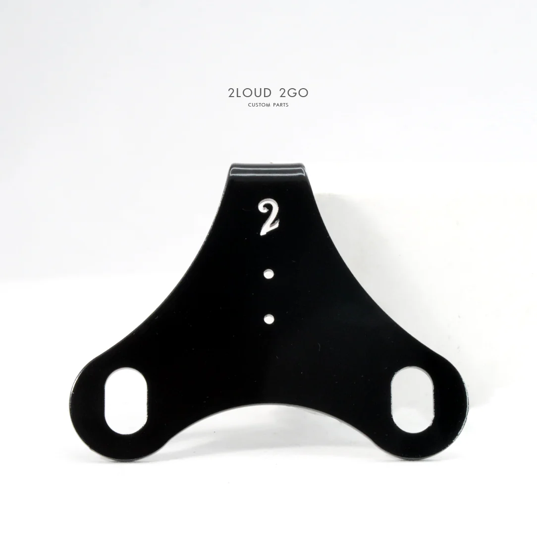Harley 4.5-inch Headlight Bracket with Inverted Mount