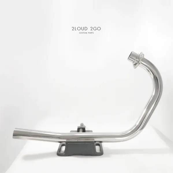 2LOUD Custom Polished Stainless Steel Exhaust Tip