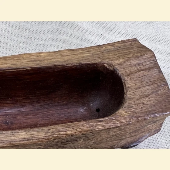 Weathered rosewood incense burner