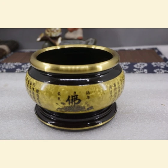 Bicolor Crystal Heart Sutra Purification Furnace