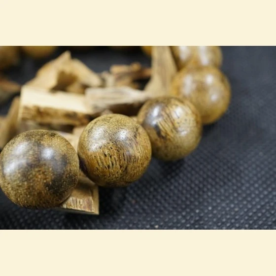 West Malaysia 16mm 28.35g Agarwood Prayer Beads