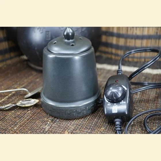 Peace Bell Incense Burner (Black Crystal)
