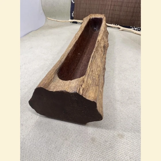 Weathered rosewood incense burner