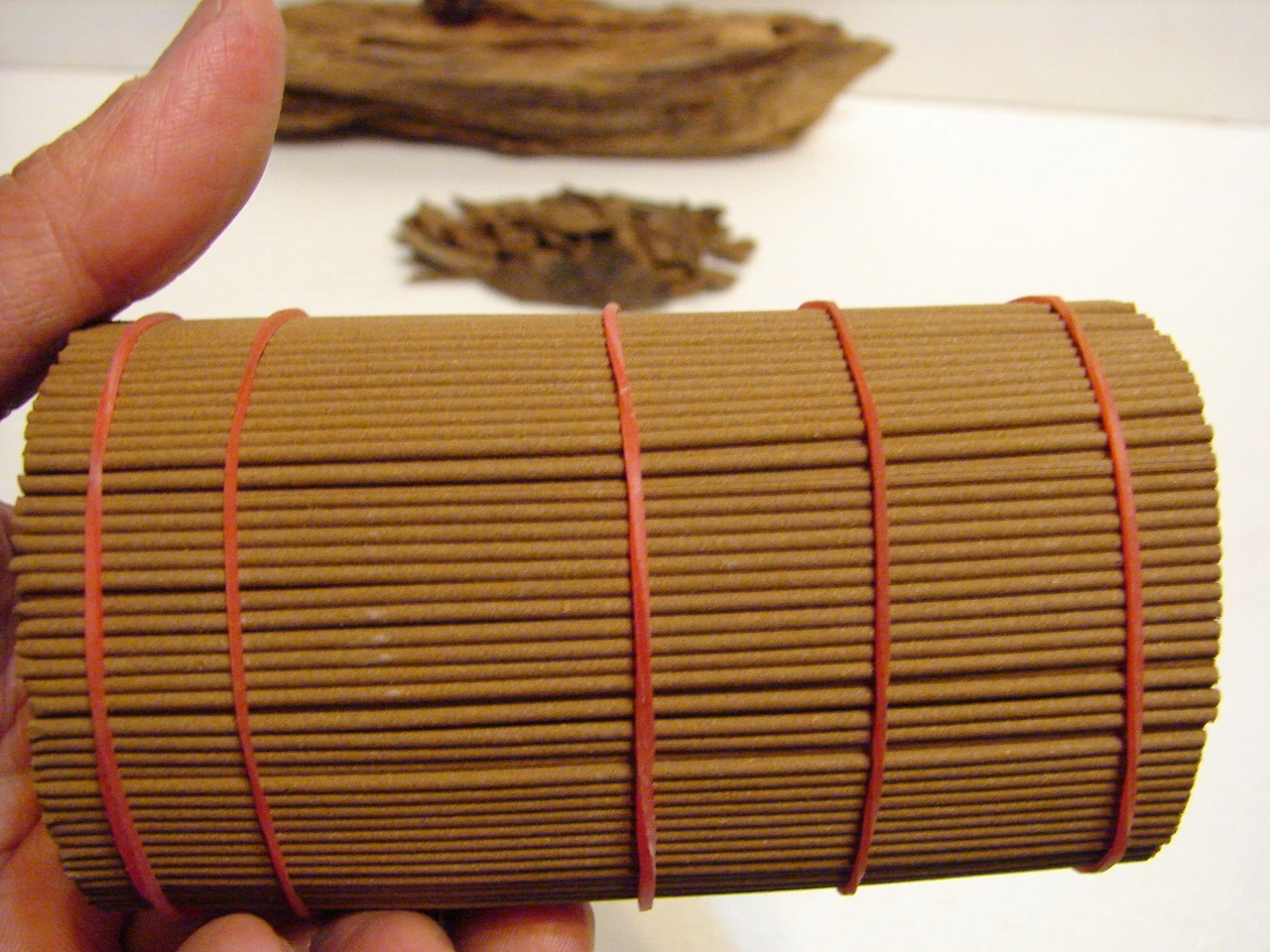 Indonesian agarwood, 3.5 inches, weighs about 1 kilogram.