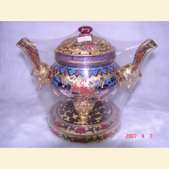 Gilded Double Dragon Pure House 3-inch 8
