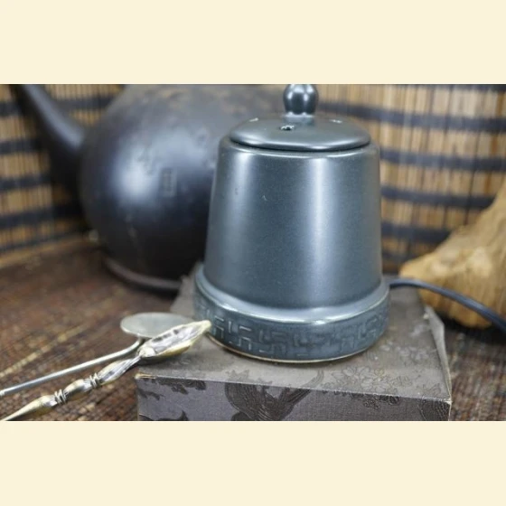 Peace Bell Incense Burner (Black Crystal)
