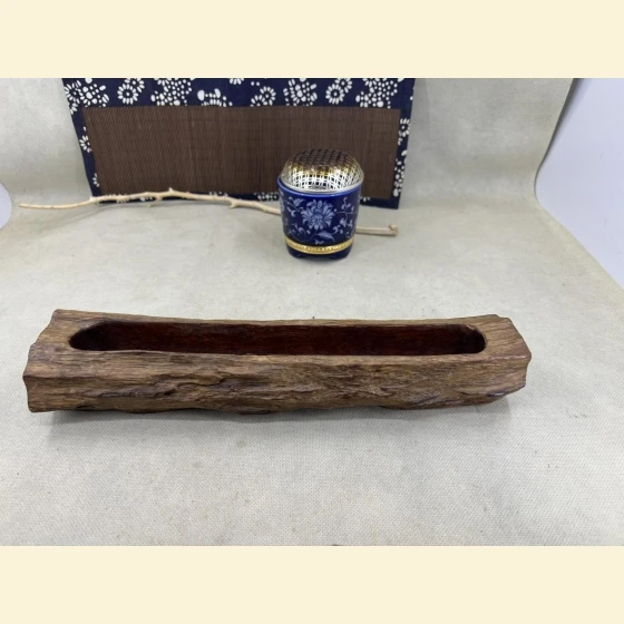 Weathered rosewood incense burner