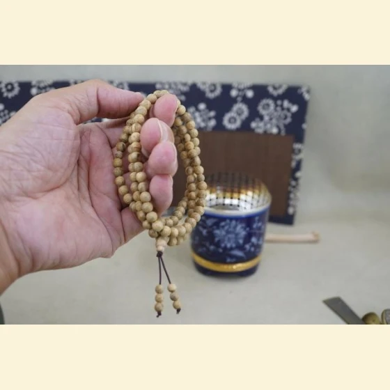 Cambodian agarwood prayer beads, 6mm-108 beads