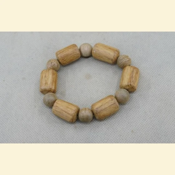 Wild Hainan Island barrel beads + Papua 12mm