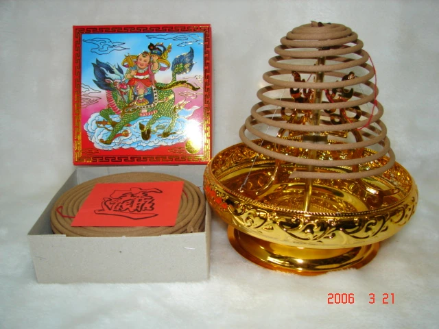 Chinese herbal incense coils, 24H (H7B)