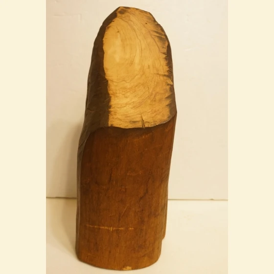 Solid driftwood of the Buddha statue in old Cambodia