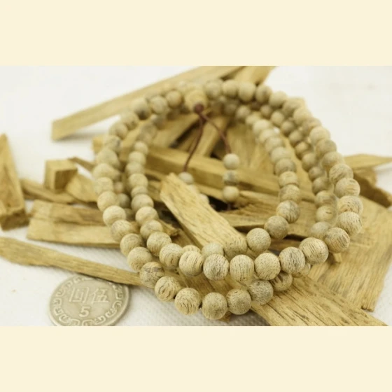 Cambodian agarwood prayer beads, 8mm-108 beads