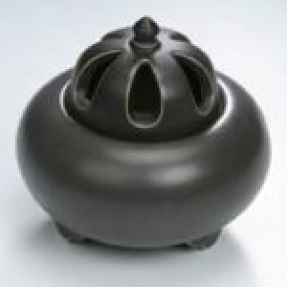 Imitation Ru ware incense burner - Celadon, Black Crystal Color, 110V/220V
