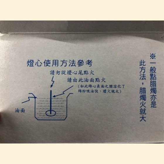 Ruyi lamp wick (long)